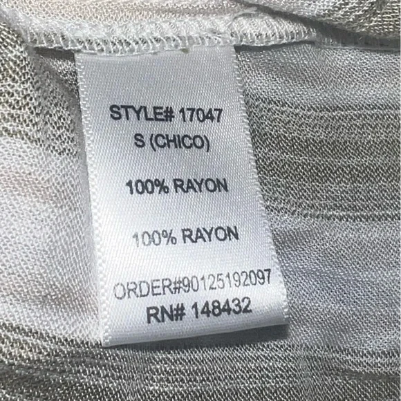 Becsel- Striped off the shoulder top - Picture 6 of 7